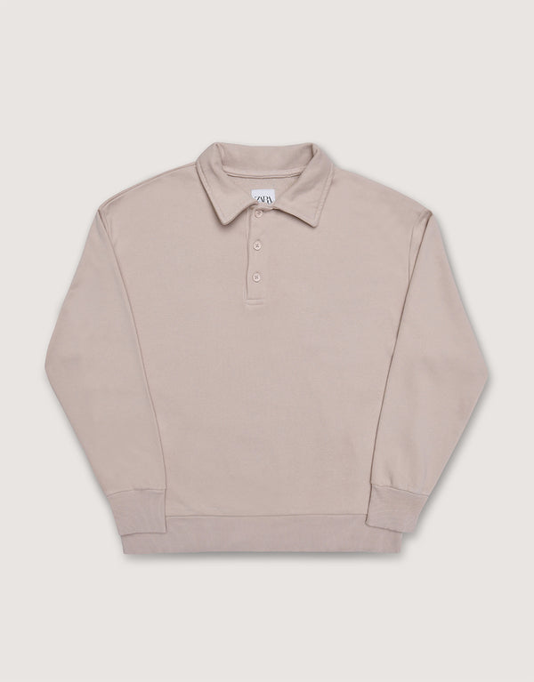 Boy's Fashion Sweat Shirt- Off White