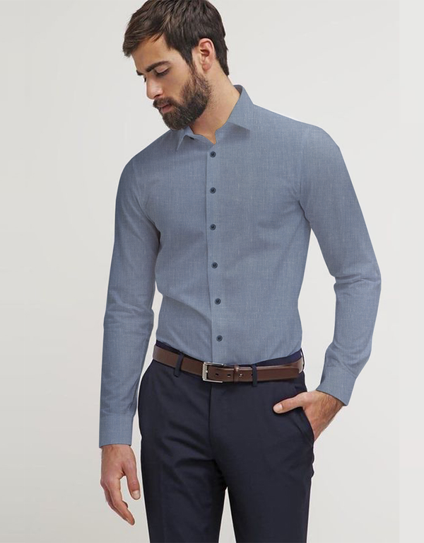 MEN'S CASUAL SHIRT (Light Blue)