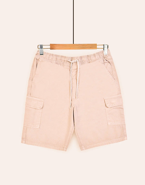 Men's Denim Jeans Shorts- Stone