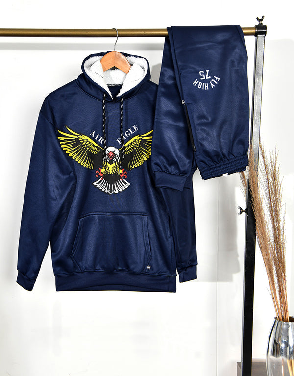 MEN'S EAGLE TRACKSUIT PULLOVER NAVY