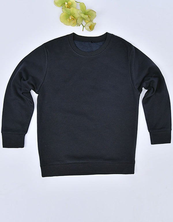 Kid Crew Neck Sweatshirt,  Navy