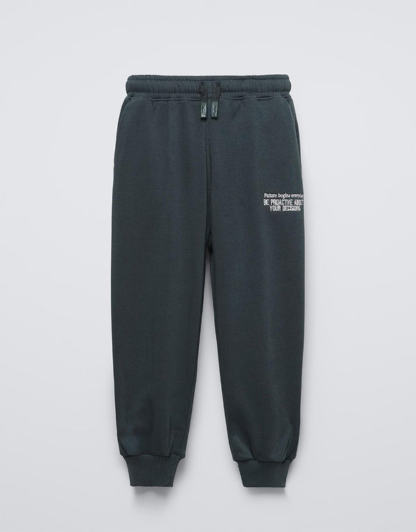 Boy's Fleece Trouser- Dark Grey