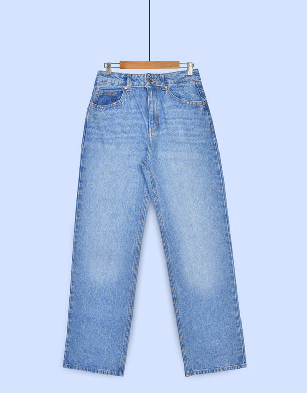 LADIES DENIM JEANS LIGHT BLUE