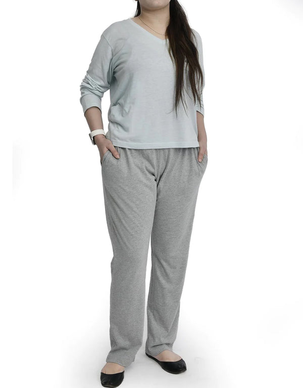 Ladies Jersey Trouser - GREY