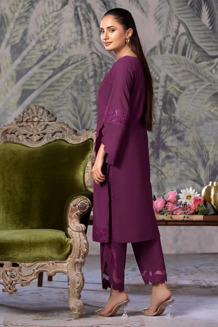 2PC Embroidered Unstitched Cambric Suit KSTE-2862 Embroidered KHAS STORES