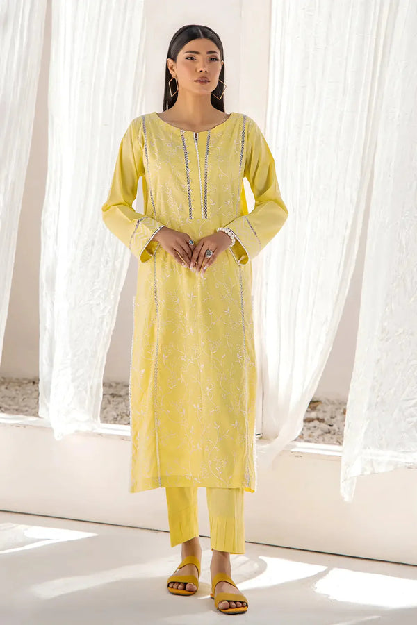 2PC Stitched Embroidered Lawn Shirt and Trouser KSTE-2700 Embroidered KHAS STORES