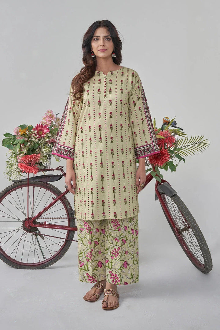 2PC Stitched Printed Lawn Shirt and Trouser RKTW-3030 Printed KHAS STORES 