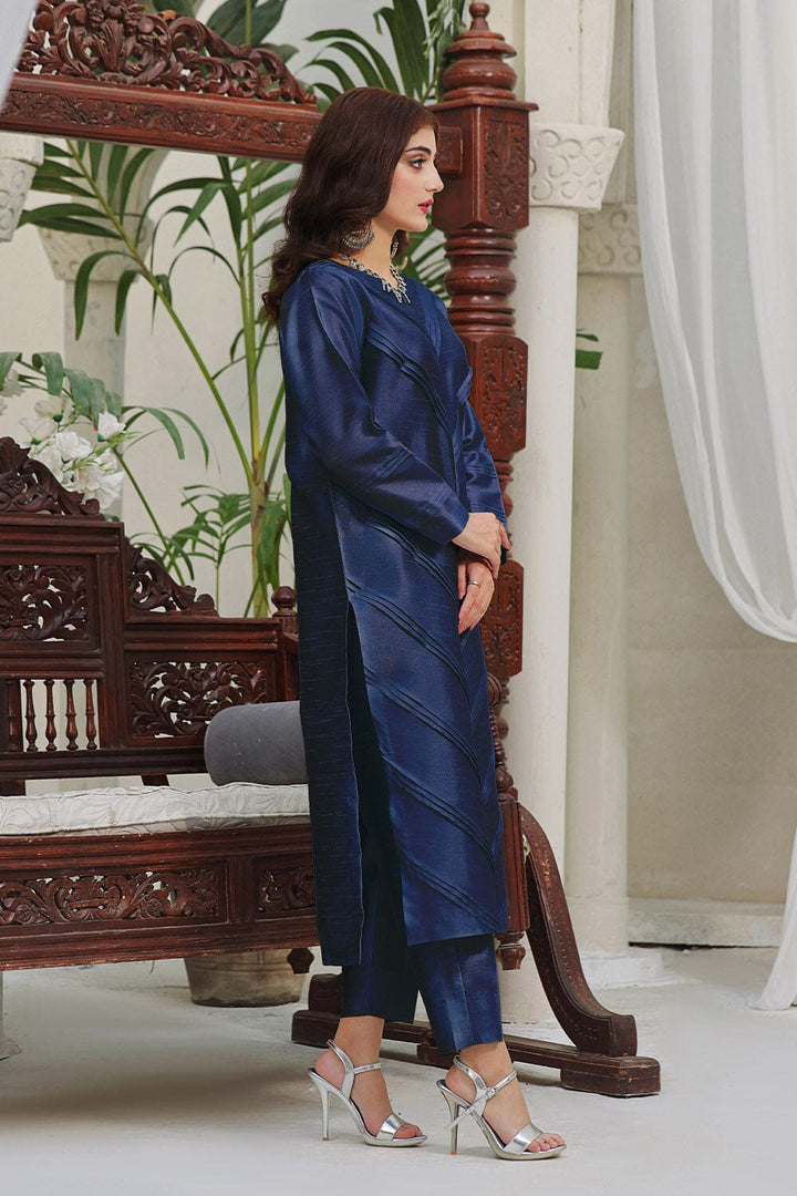 2PC Stitched Silk Shirt & Trouser KFS-2370 KHAS STORES 