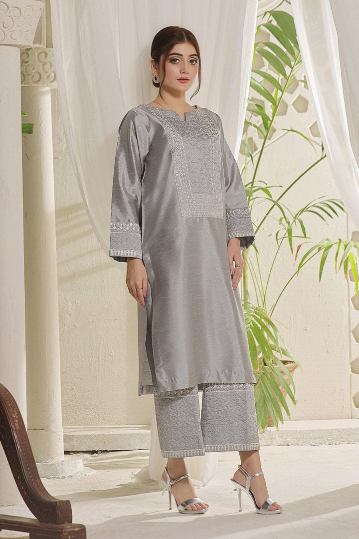 2PC Stitched Silk Shirt & Trouser KFSE-2367 KHAS STORES 