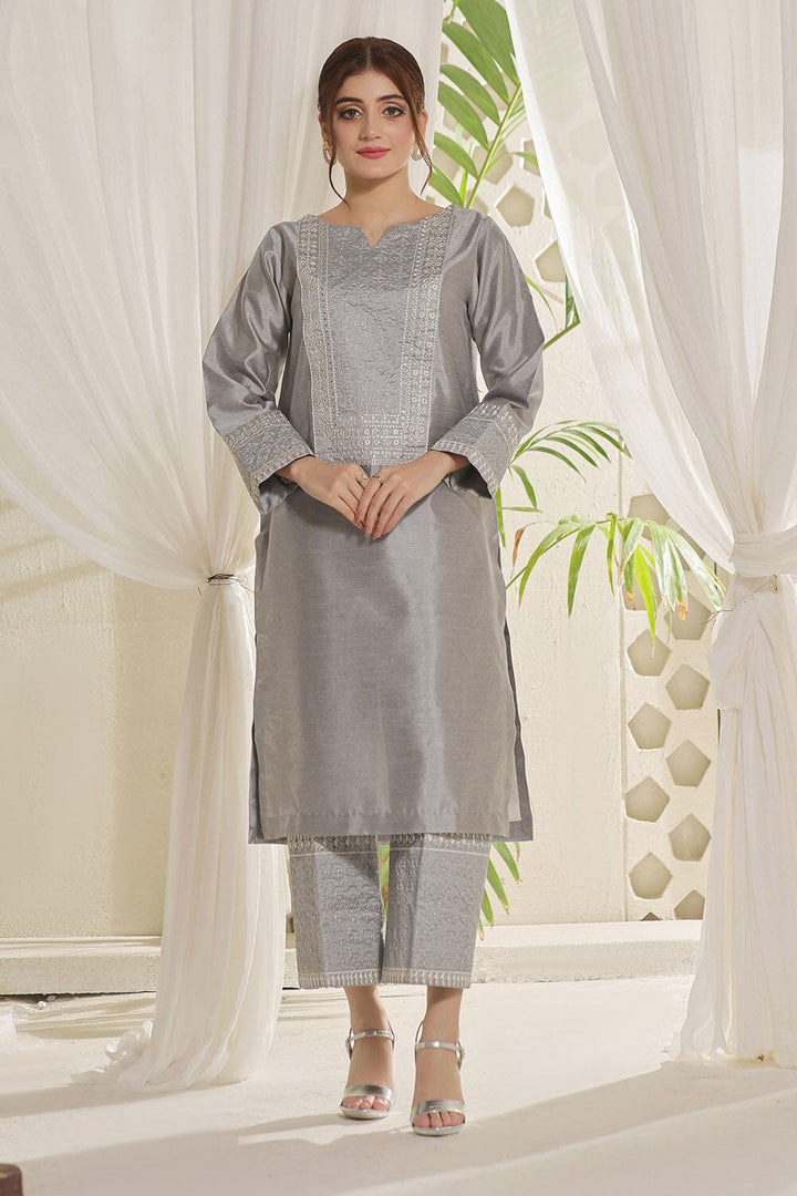 2PC Stitched Silk Shirt & Trouser KFSE-2367 KHAS STORES 