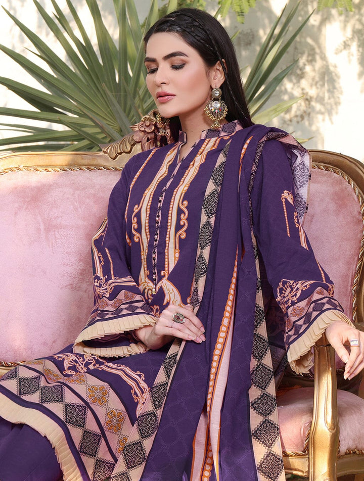 3 Piece Unstitched Suit KKH-1529 Dresses KHAS STORES