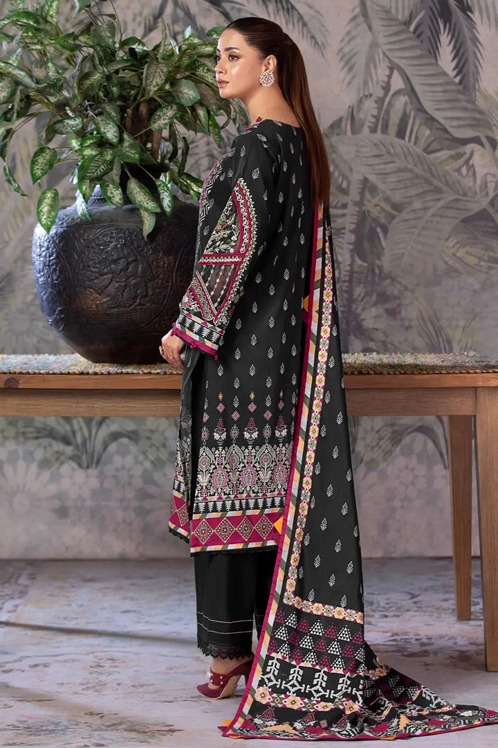 3PC Embroidered Unstitched Cambric Suit KCCE-2845 Embroidered KHAS STORES