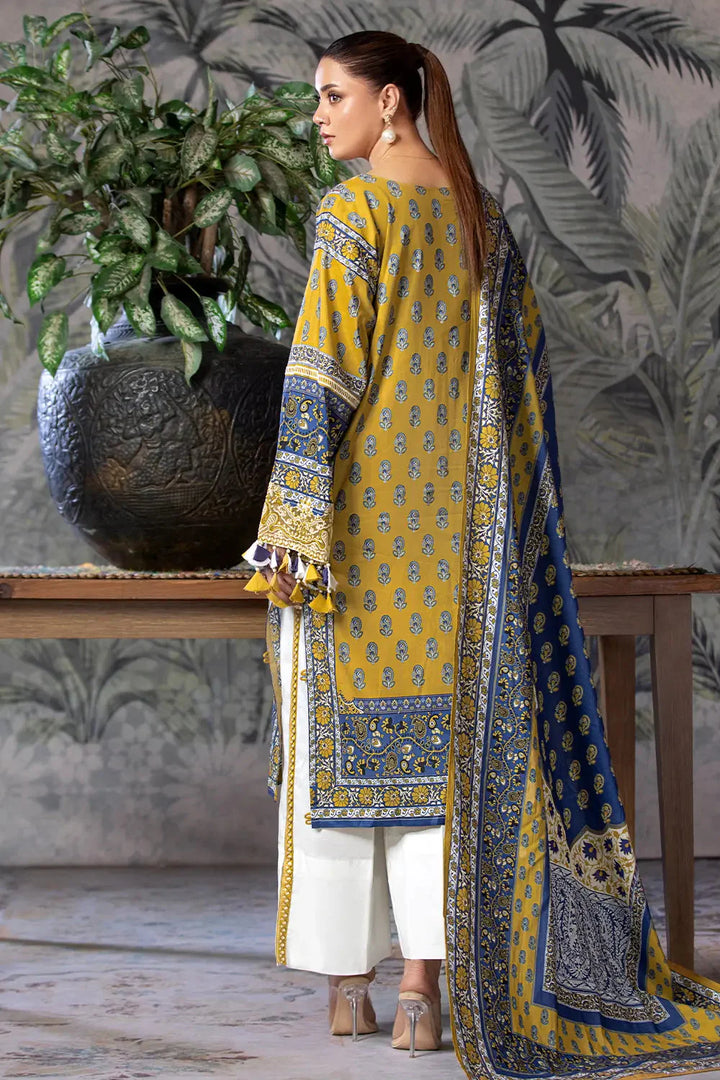 3PC Embroidered Unstitched Cambric Suit KCCE-2846 Embroidered KHAS STORES