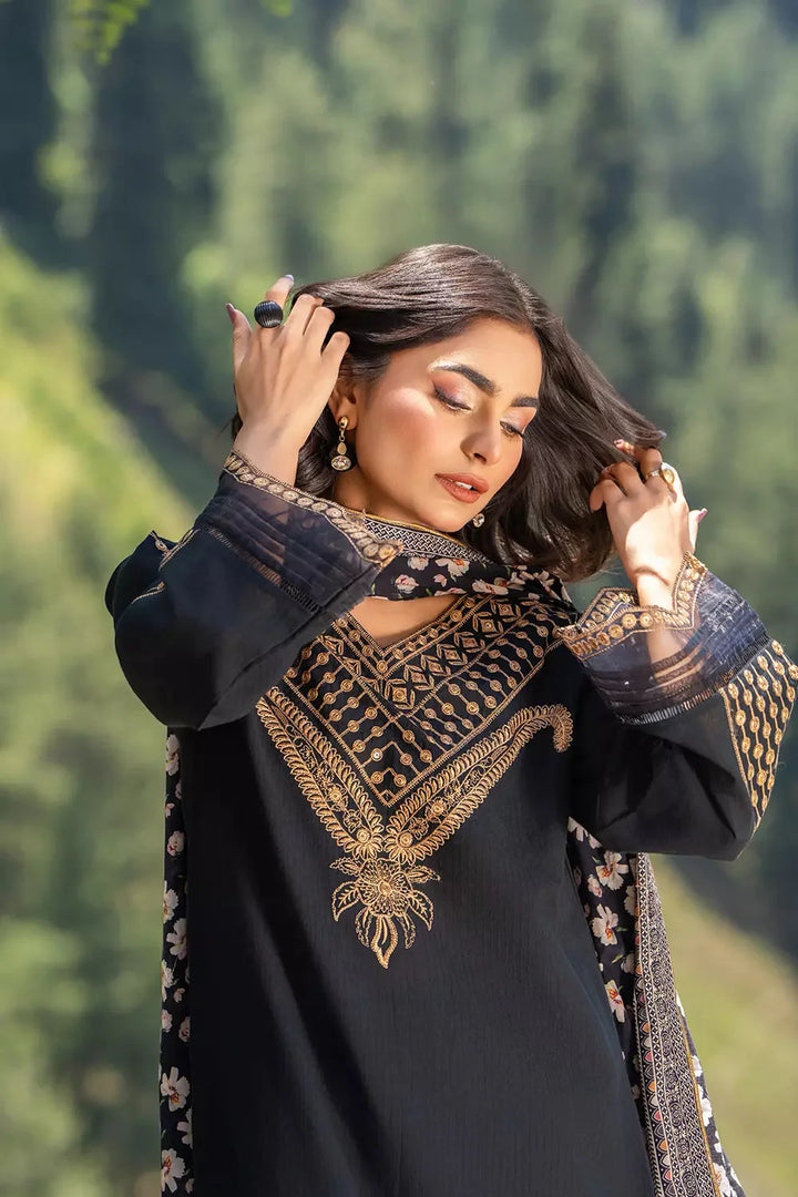 3PC Embroidered Unstitched Cambric Suit KSDE-2820 Embroidered KHAS STORES