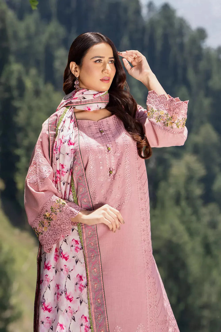 3PC Embroidered Unstitched Cambric Suit KSDE-2822 Embroidered KHAS STORES