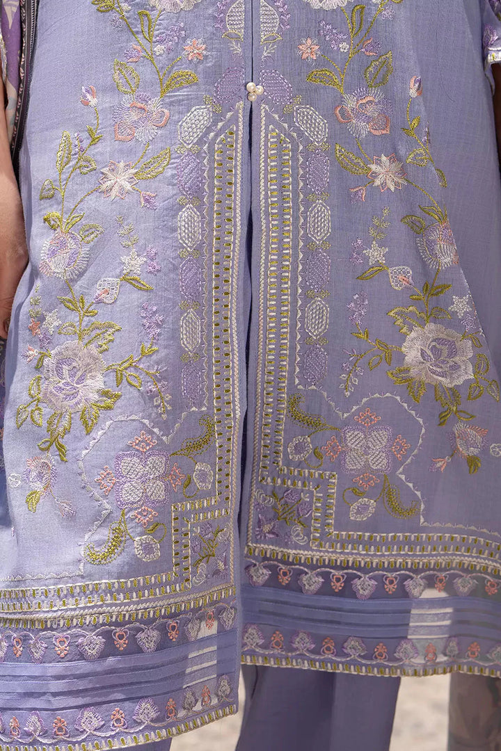 3PC Embroidered Unstitched Cambric Suit KSDE-2825 Embroidered KHAS STORES