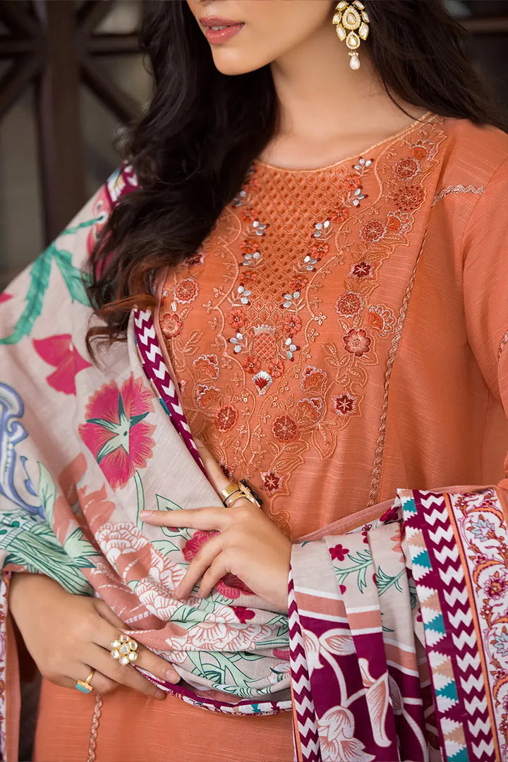 3PC Embroidered Unstitched Khaddar Suit KKE-2982 Embroidered KHAS STORES 