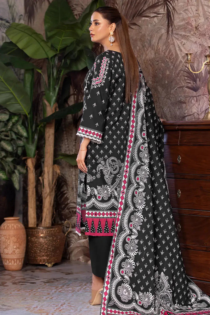 3PC Printed Unstitched Cambric Suit KCC-2848 Printed KHAS STORES