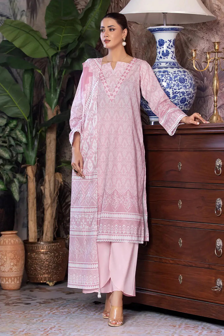 3PC Printed Unstitched Cambric Suit KCC-2850 Printed KHAS STORES