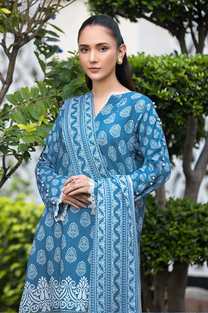 3PC Printed Unstitched Karandi Suit KKR-2941 Printed KHAS STORES 