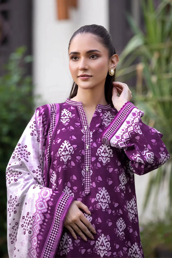 3PC Printed Unstitched Khaddar Suit KKH-2876 Printed KHAS STORES