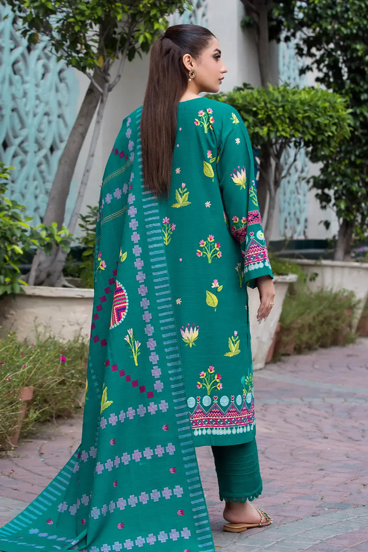 3PC Printed Unstitched Khaddar Suit KKH-2881 Printed KHAS STORES 