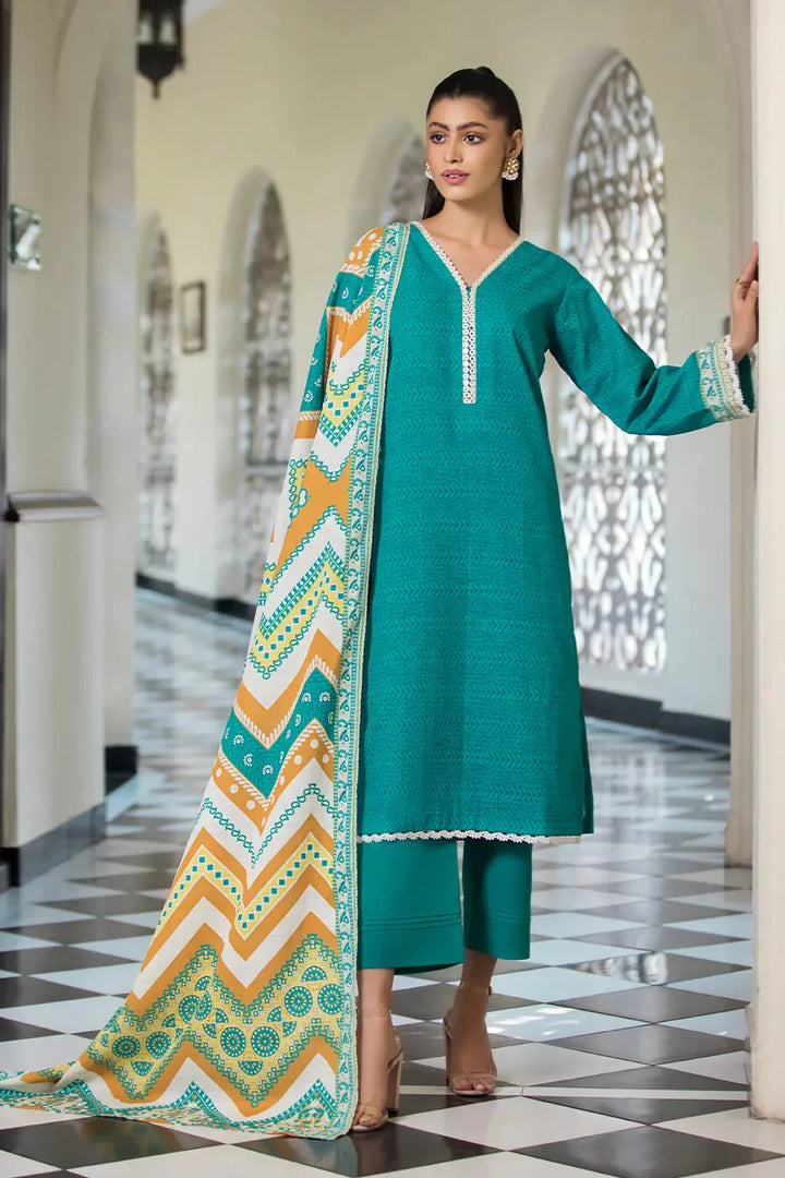 3PC Printed Unstitched Khaddar Suit KKH-2884 Printed KHAS STORES