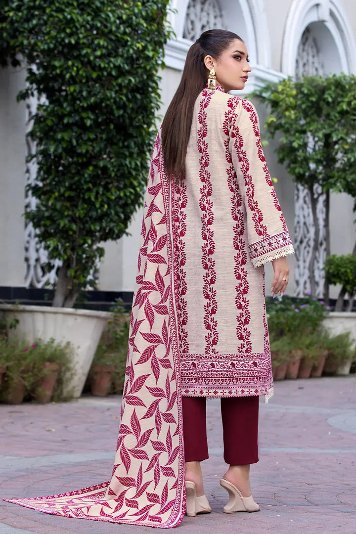 3PC Printed Unstitched Khaddar Suit KKH-2892 Printed KHAS STORES