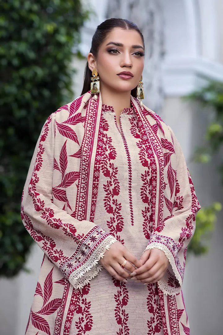 3PC Printed Unstitched Khaddar Suit KKH-2892 Printed KHAS STORES