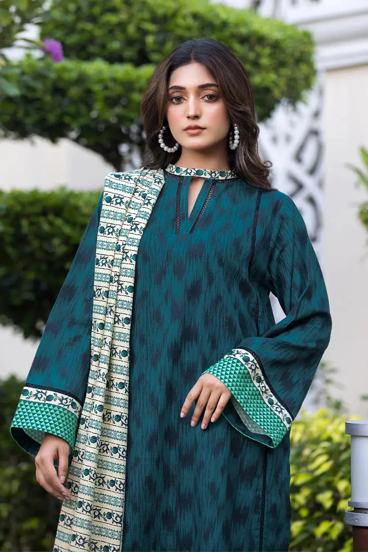 3PC Printed Unstitched Khaddar Suit KKH-2897 Printed KHAS STORES