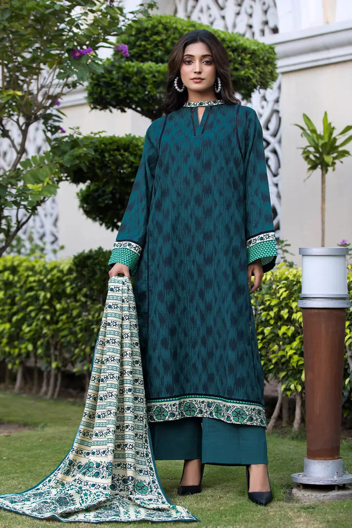 3PC Printed Unstitched Khaddar Suit KKH-2897 Printed KHAS STORES