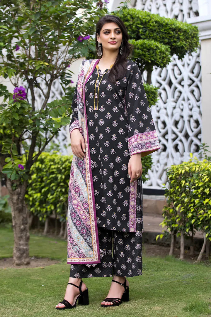 3PC Printed Unstitched Khaddar Suit KKH-2899 Printed KHAS STORES