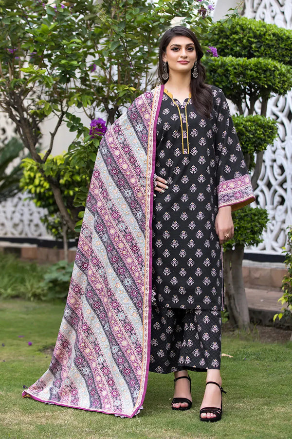 3PC Printed Unstitched Khaddar Suit KKH-2899 Printed KHAS STORES