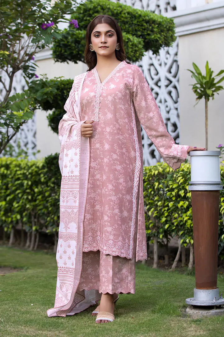 3PC Printed Unstitched Khaddar Suit KKH-2900 Printed KHAS STORES