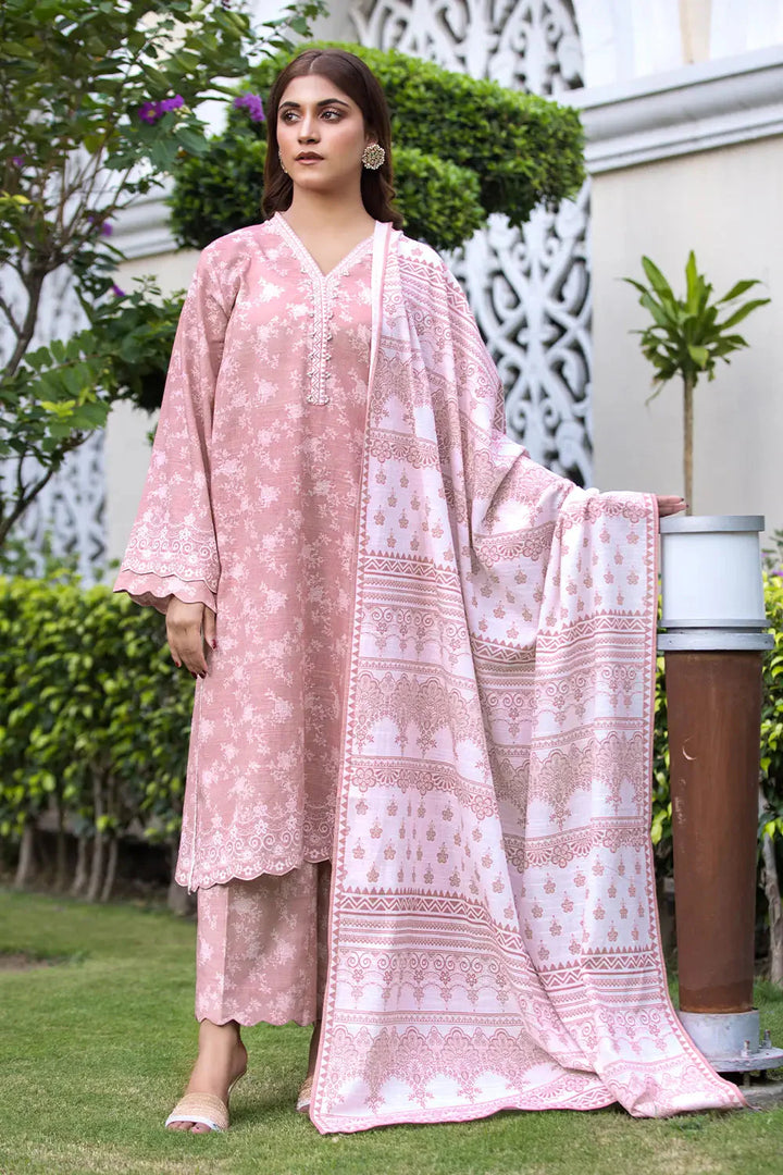 3PC Printed Unstitched Khaddar Suit KKH-2900 Printed KHAS STORES