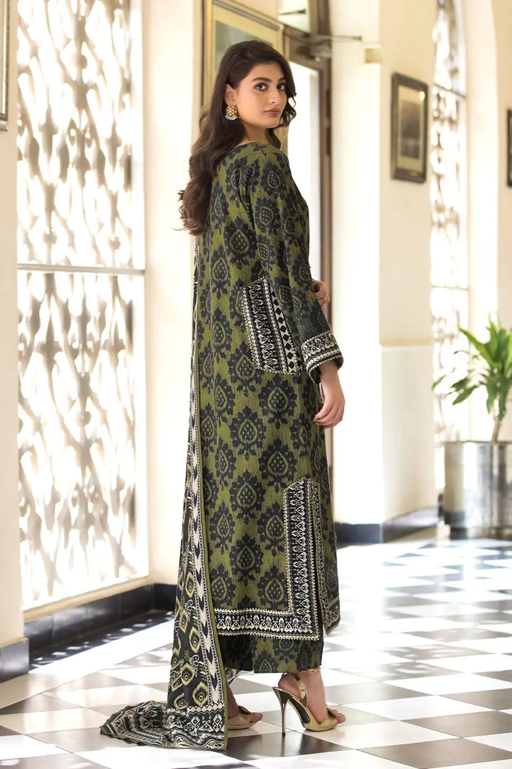 3PC Printed Unstitched Khaddar Suit KKH-2901 Printed KHAS STORES