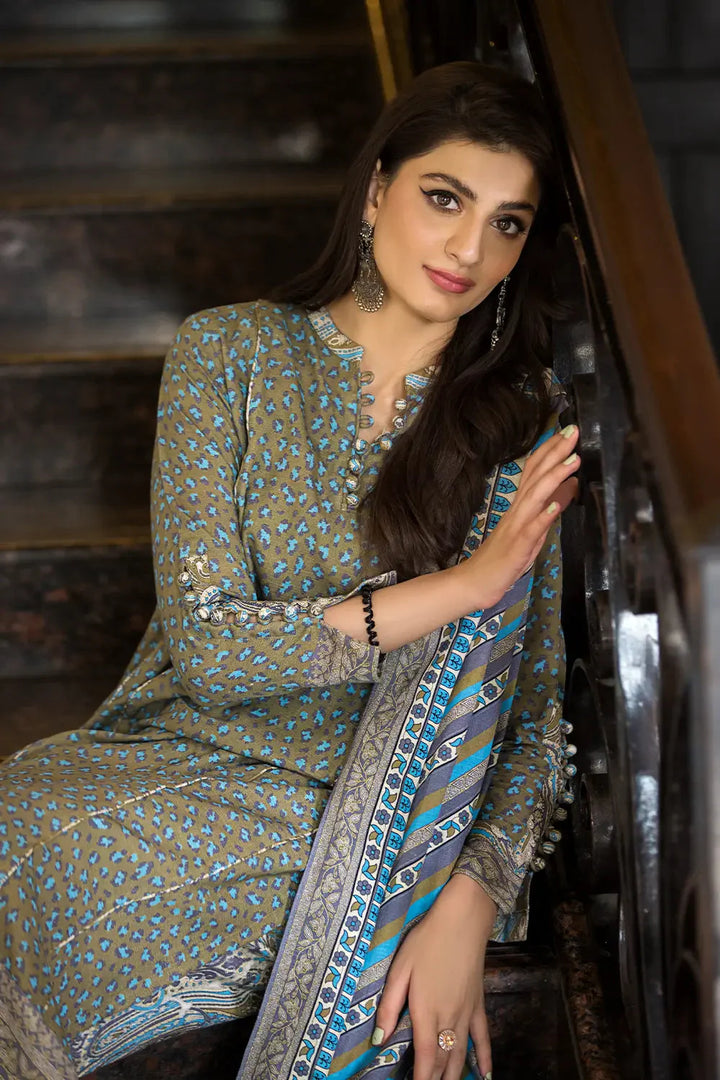 3PC Printed Unstitched Khaddar Suit KKH-2902 Printed KHAS STORES