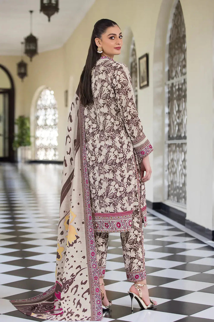 3PC Printed Unstitched Khaddar Suit KKH-2904 Printed KHAS STORES