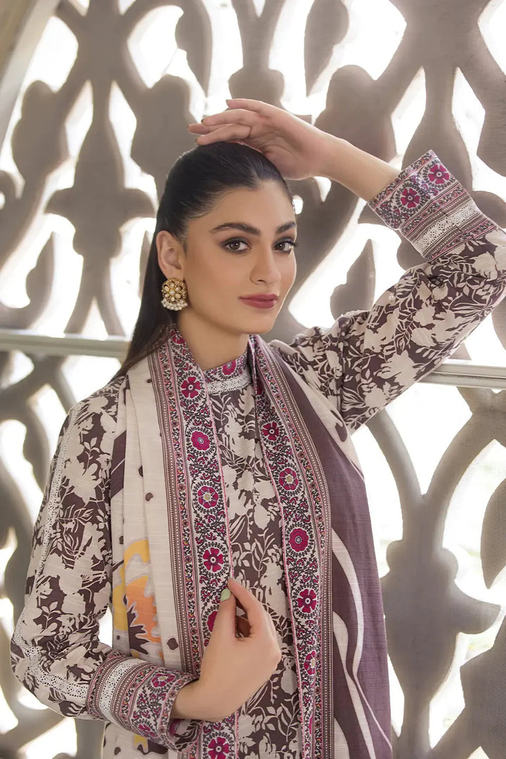 3PC Printed Unstitched Khaddar Suit KKH-2904 Printed KHAS STORES