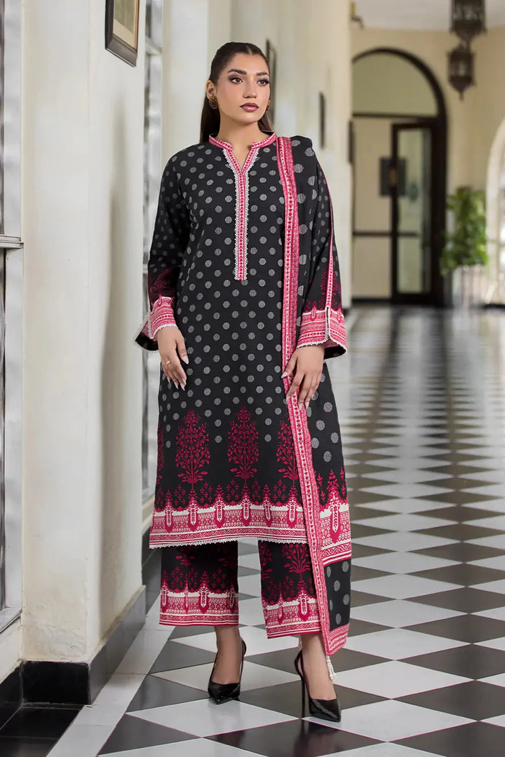 3PC Printed Unstitched Khaddar Suit KKH-2907 Printed KHAS STORES