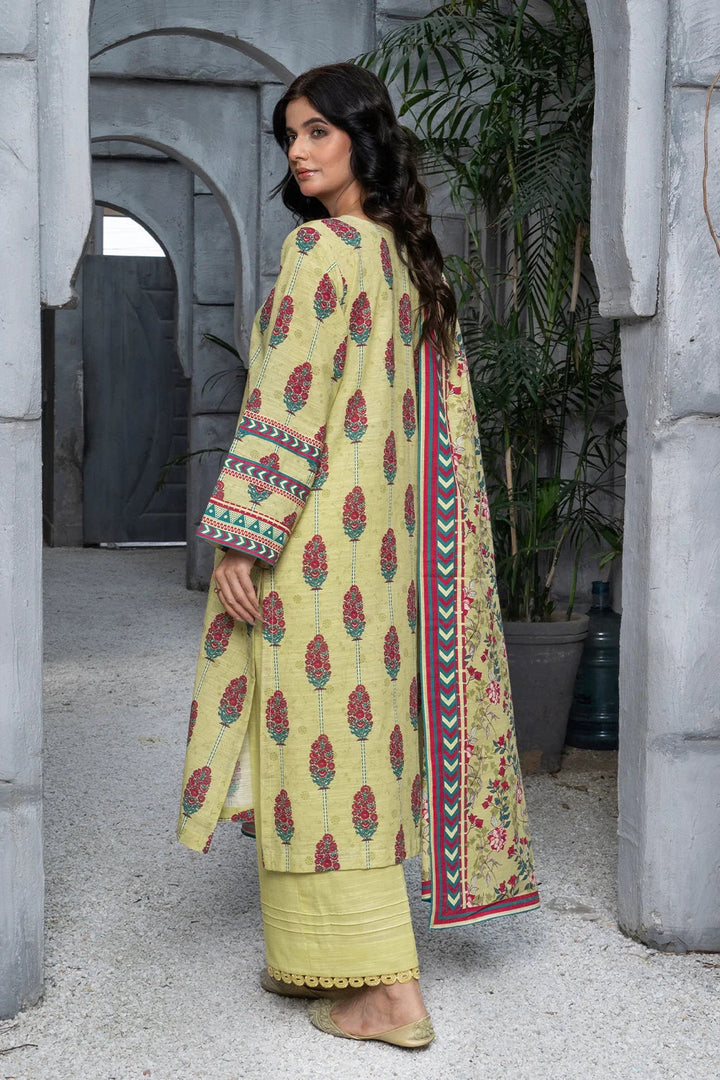 3PC Printed Unstitched Khaddar Suit KKH-3004 Printed KHAS STORES 