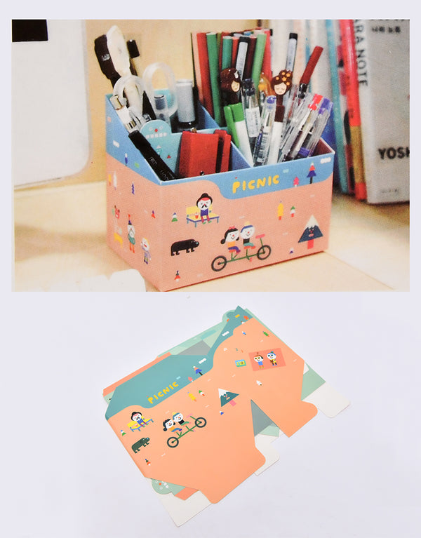 Kid's Paper Pencil Box Assorted