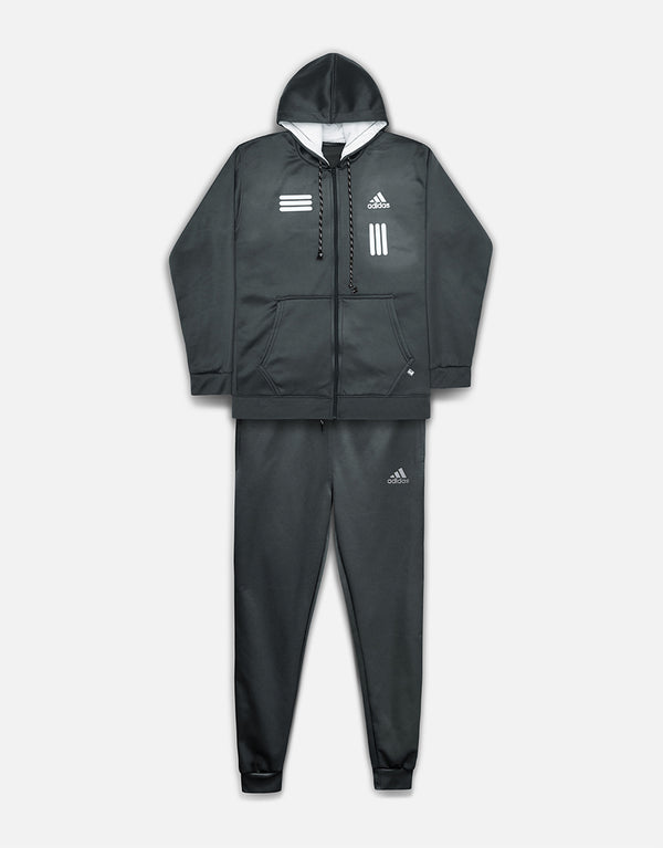 MEN'S ADIDAS TRACKSUIT ZIPPER Dark Grey