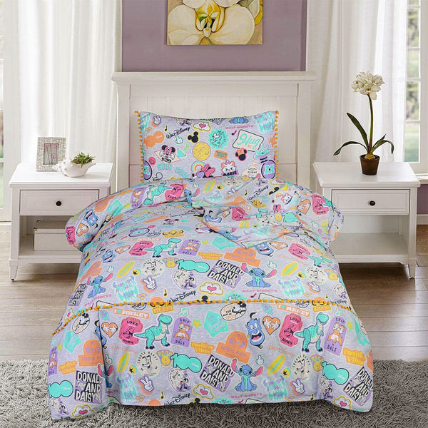 BED SET DONAL and DAISY - Single Printed Range 144 TC HOMBEDROO