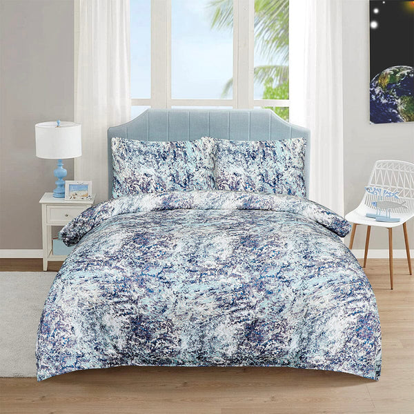 BED SHEET ABSTRACT-KING Home Collection 2021 HOMBEDCLU