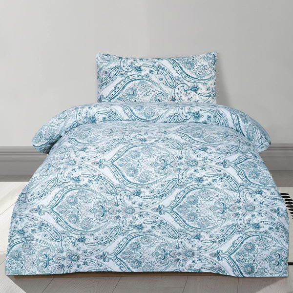 BED SHEET BLUE PAISLEY-SINGLE Home HOMBEDCLU