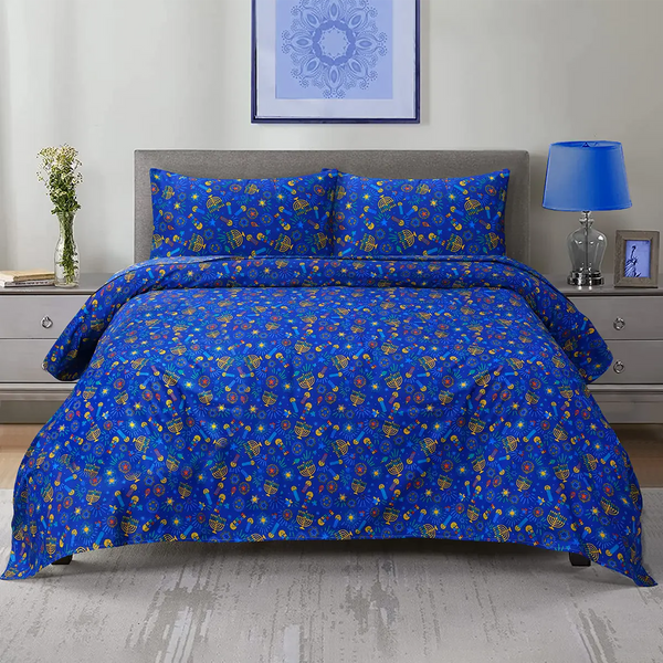 BED SHEET CANDELABRA - KING Printed Range 144 TC HOMBEDROO