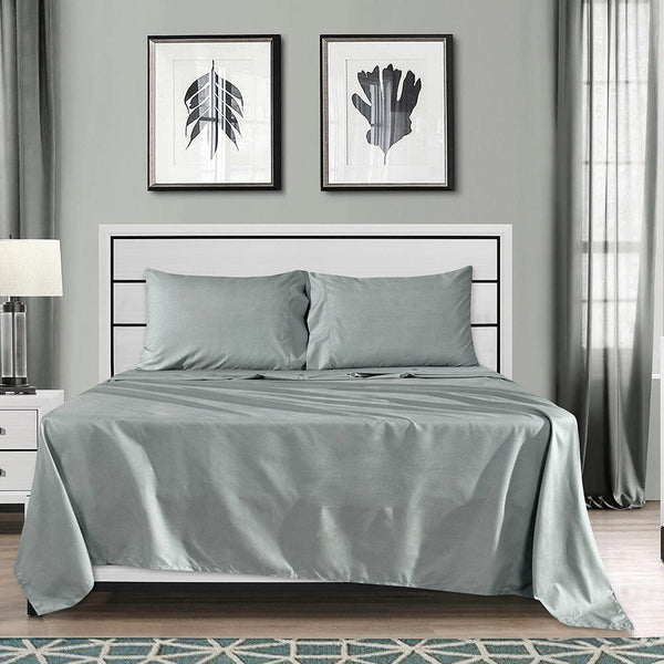 BED SHEET DYED PR Grey Home Collection 2021 HOMBEDCLU