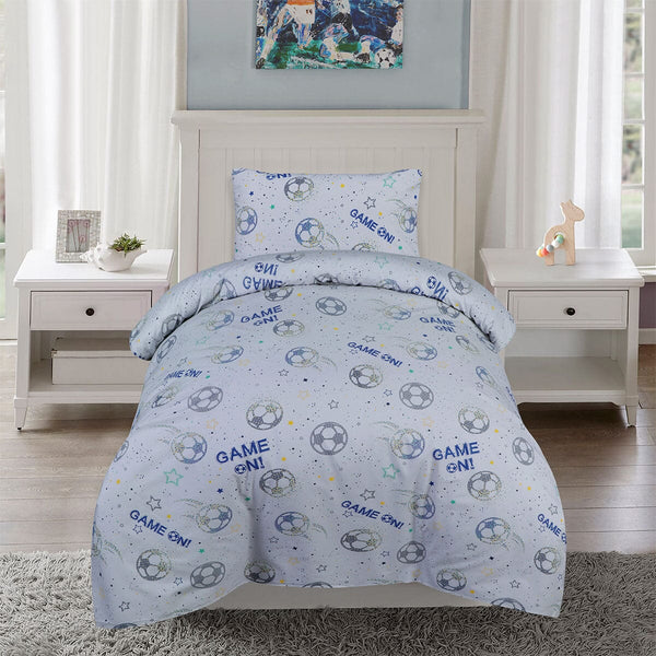 BED SHEET GAME ON- Single Printed Range 144 TC HOMBEDROO