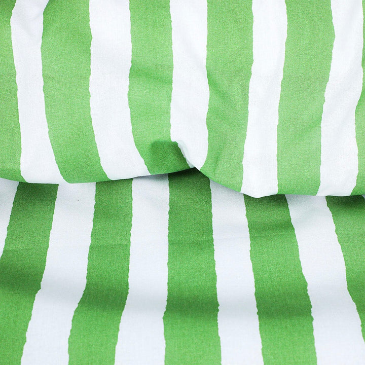 BED SHEET GREEN STRIPE-QUEEN Home Collection 2021 HOMBEDCLU 